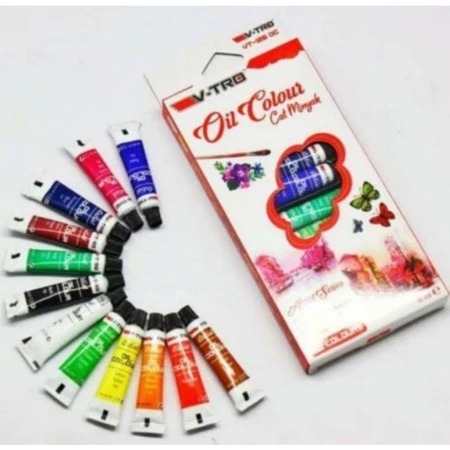 

CAT MINYAK (OIL COLOUR) V-TRO 12 WARNA