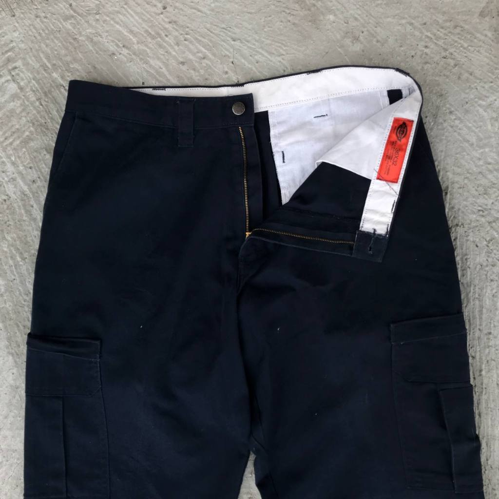 Celana Panjang DC Cargo Dark Navy Size 36 Second Original