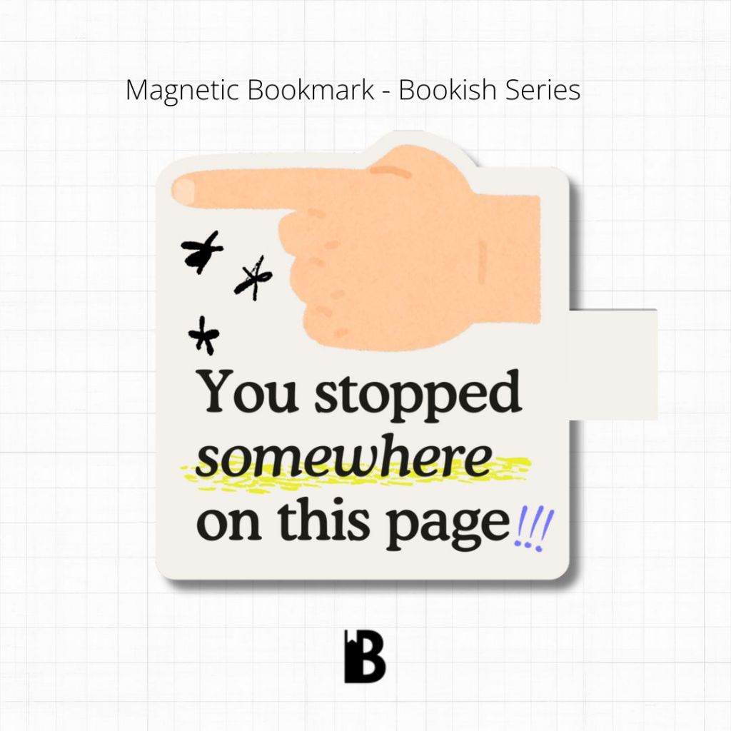 

Pembatas Buku/Handmade Magnetic Bookmark - Bookish Series