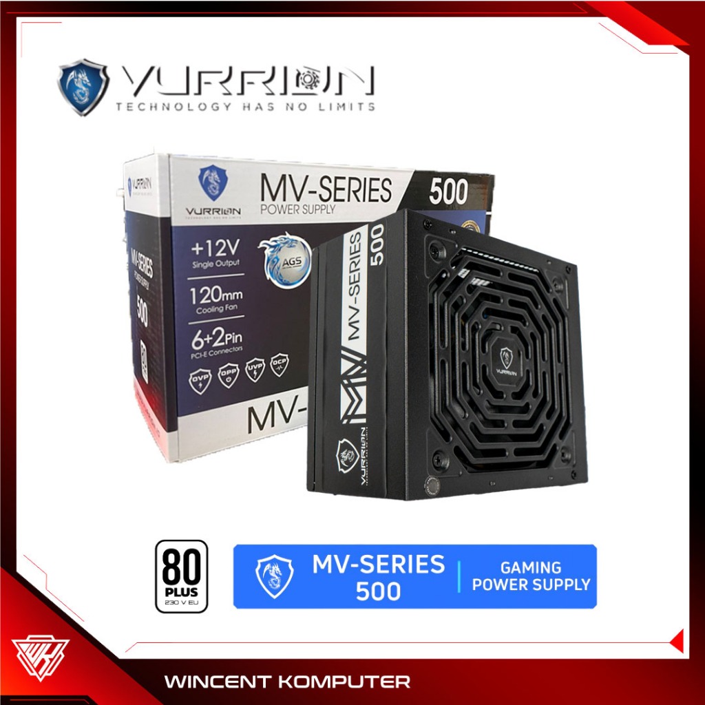 POWER SUPPLY / PSU / ATX PSU - VURRION MV SERIES 500