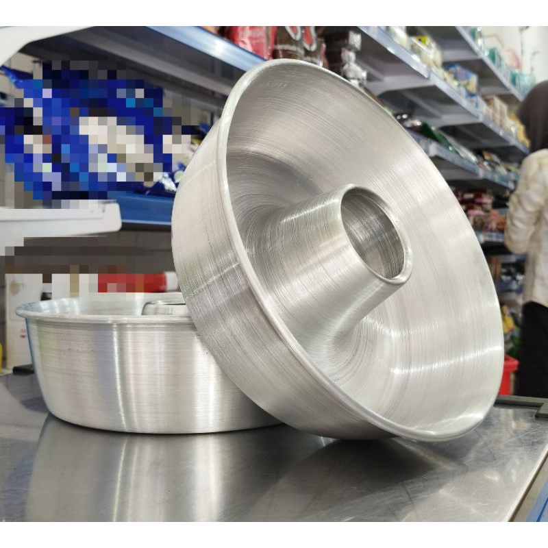 Loyang Bolu Tulban 21cm/Loyang Kue Cake Pan 21Cm/Loyang Kue/Loyang Bolu Bolong Tengah