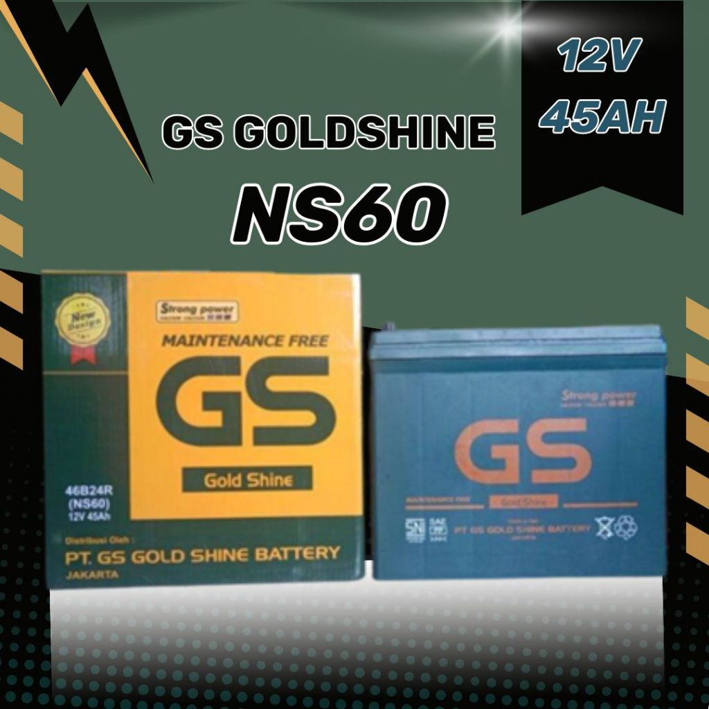 Aki GS Gold Shine NS60 MF | AKI KERING MOBIL AVANZA, XENIA, RUSH