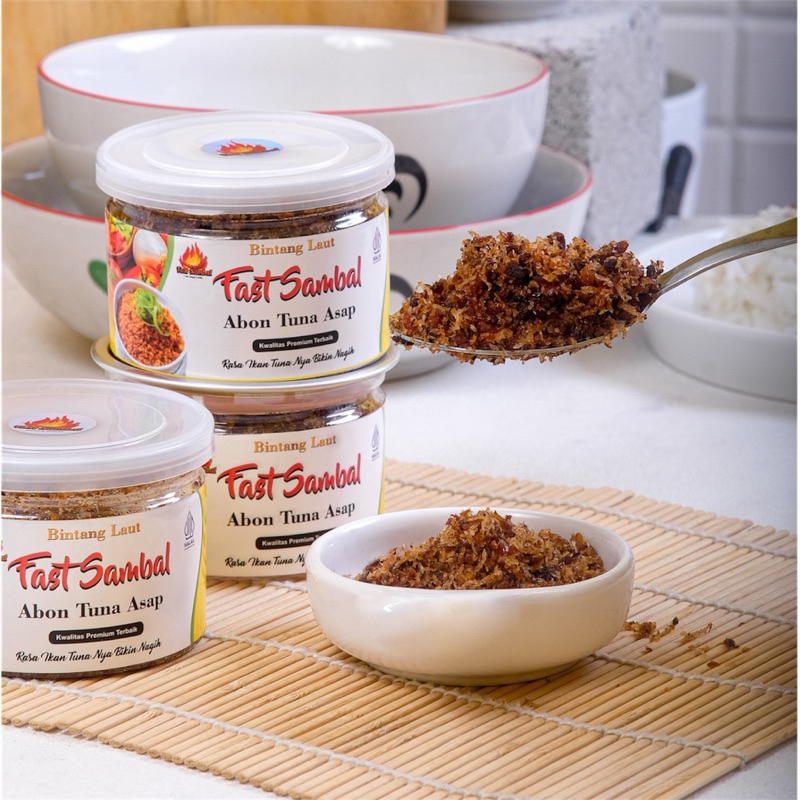 

Abon Tuna Asap Murah Fast Sambal - Kwalitas Premium