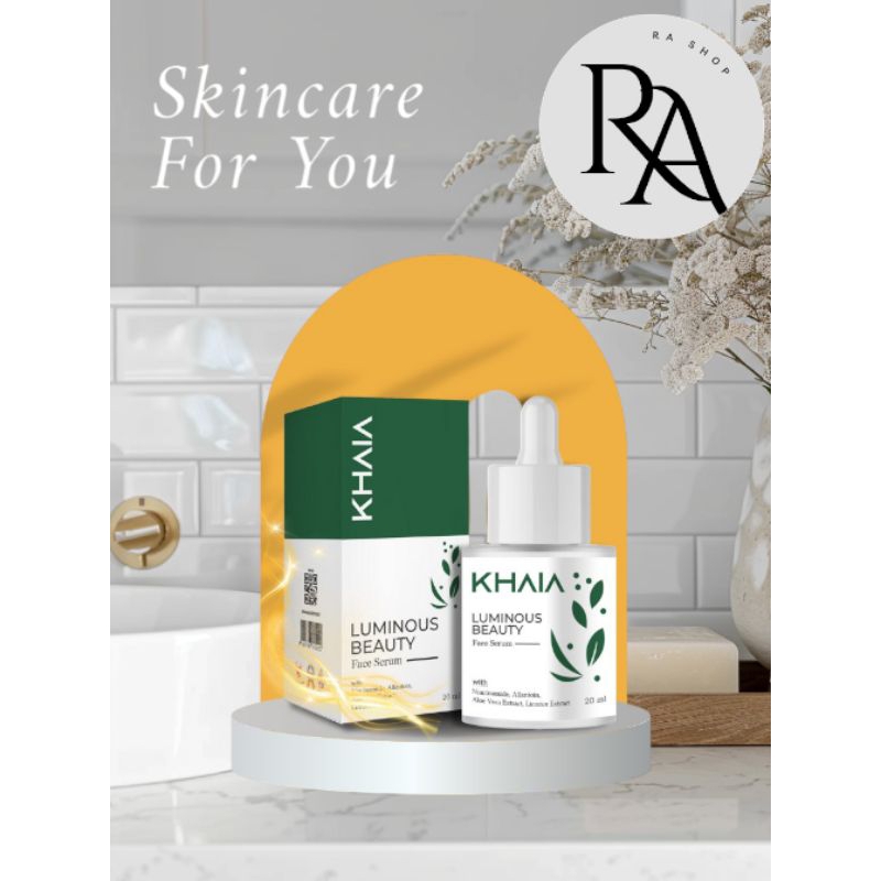 khaia luminous brightening serum|serum wajah|serum jerawat