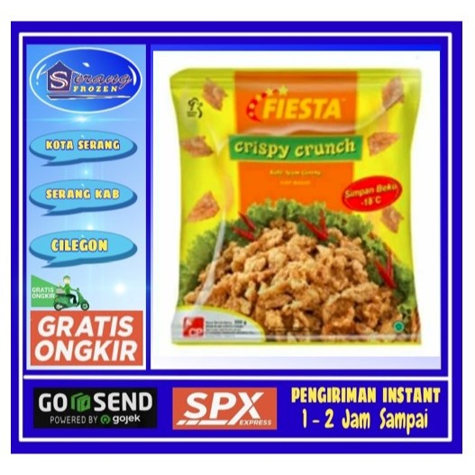 

Kulit Ayam,Fiesta crispy Crunch 300g, Serang Frozen