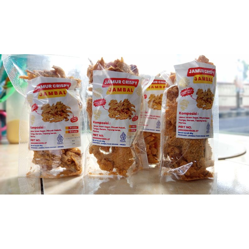 

Jamur Crispy Renyah Kiloan Balado 85 Gram