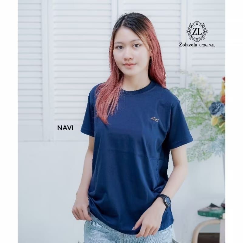 Kaos Polos Wanita O'Neck ZOLA ZOLA ORIGINAL Combed 24s