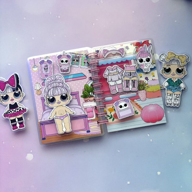 ❤Paper doll|Buku mainan anak|Mini LOL