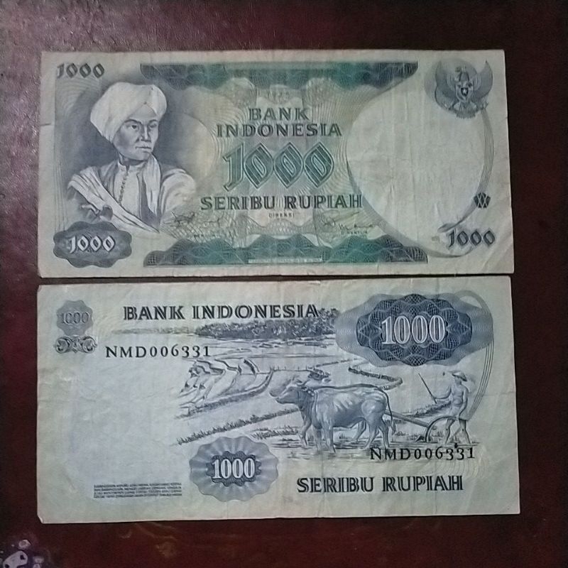termurah 1000 diponegoro 1975 / 1000 imam Bonjol 1975