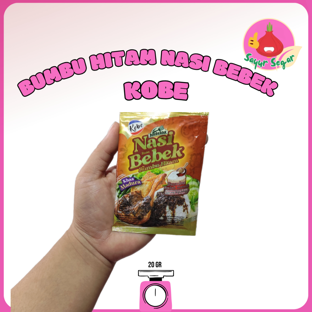 

Sayur Segar - Kobe Bumbu Nasi bebek 20 gr