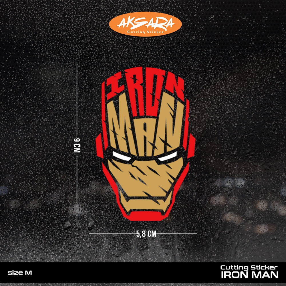 

Cutting Sticker IRON MAN | Stiker Cutting IRON MAN