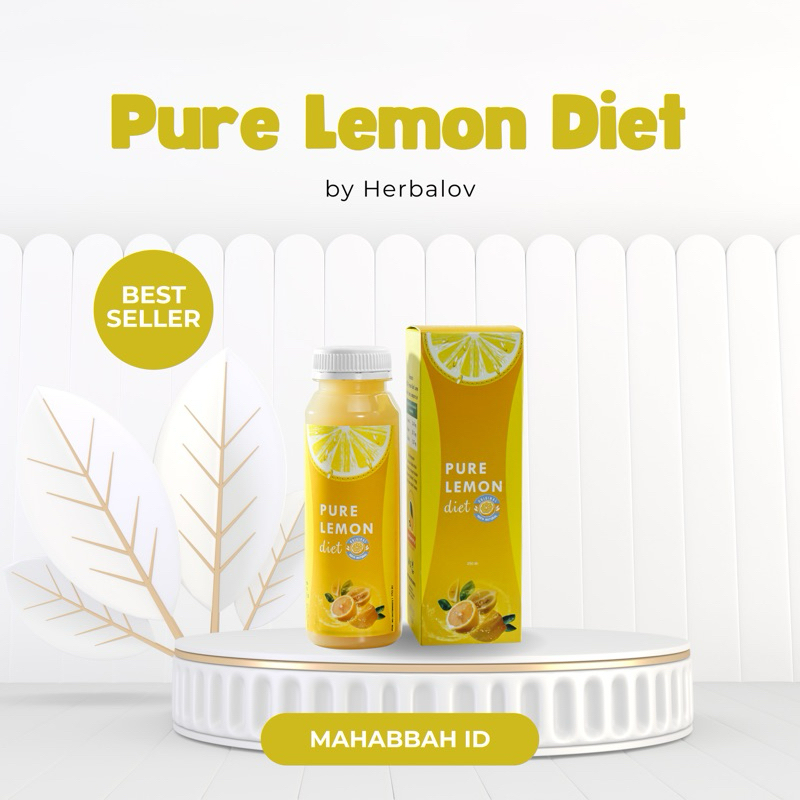 

Mahabbah | Pure Lemon Diet by Herbalov | Lemon Peras | Lemon seduh | Minuman Lemon | Diet Bahagia Herbalov - Booster Diet - Penurun Berat Badan