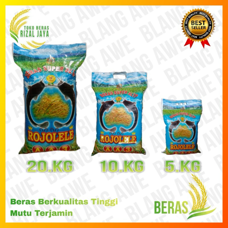 

beras rojolele aa3 5kg 10kg 20kg