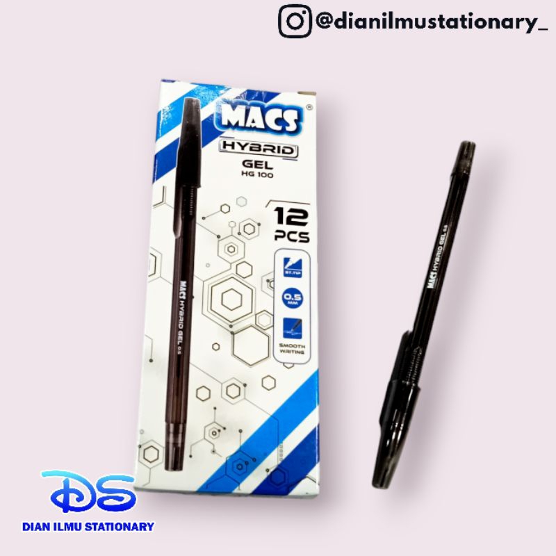 

Bolpen Macs Hybrid HG-100 0.5mm(12pcs)