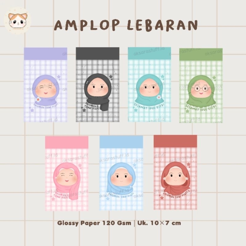 

AMPLOP LEBARAN CUTE 2025 | AMPLOP LEBARAN KARAKTER