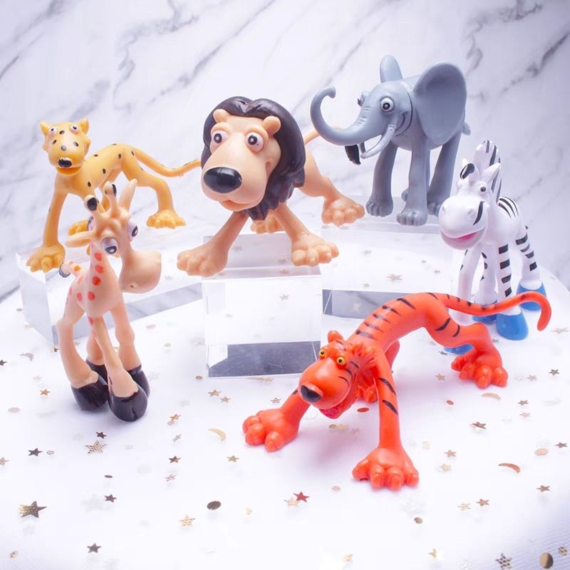 

TOPPER HIASAN KUE ULANG TAHUN BINATANG SAFARI HUTAN SET HEWAN SINGA HARIMAU