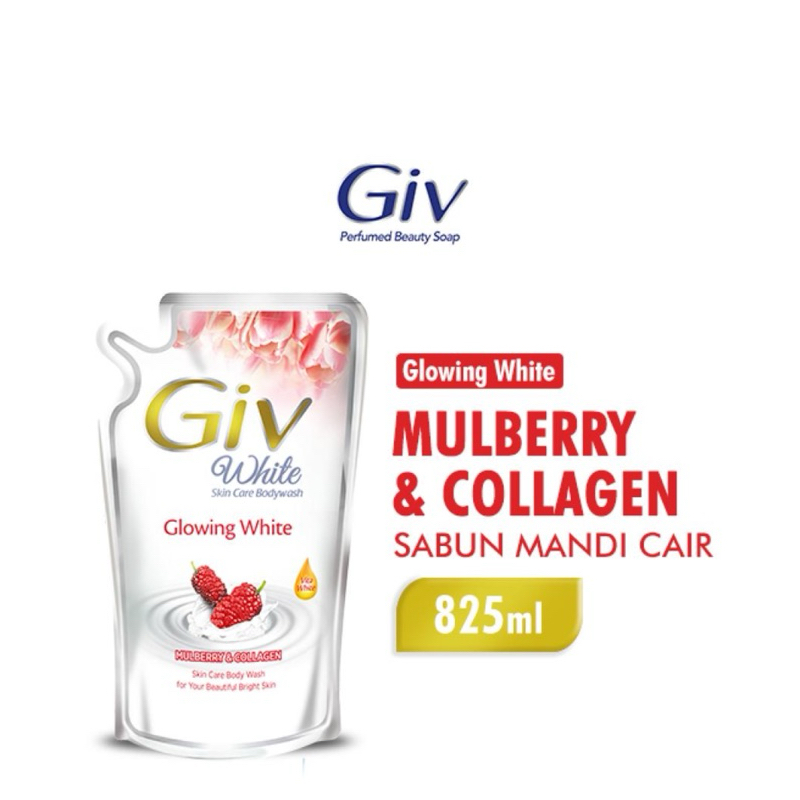 GIV WHITE SABUN MANDI CAIR MULBERRY REFIL 850 ML