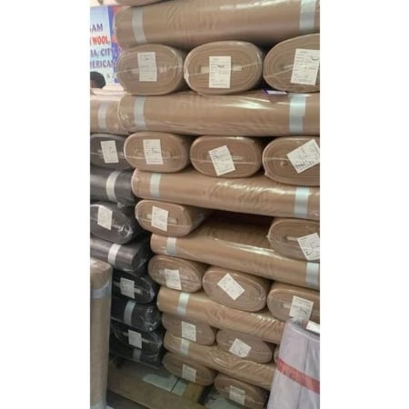 Bahan kain pramuka guru wanita/pria ROLL AN kain pramuka pembina murah ROLL AN lokal