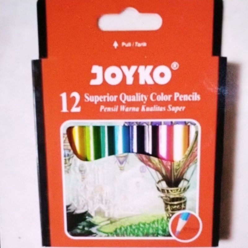 

Pensil warna Joyko kecil 12 warna cp 102 murah atk sekolah