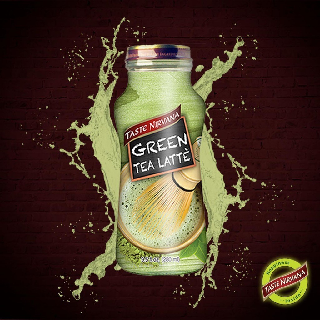 

Taste Nirvana Green Tea Latte 280ml Asli Thailand