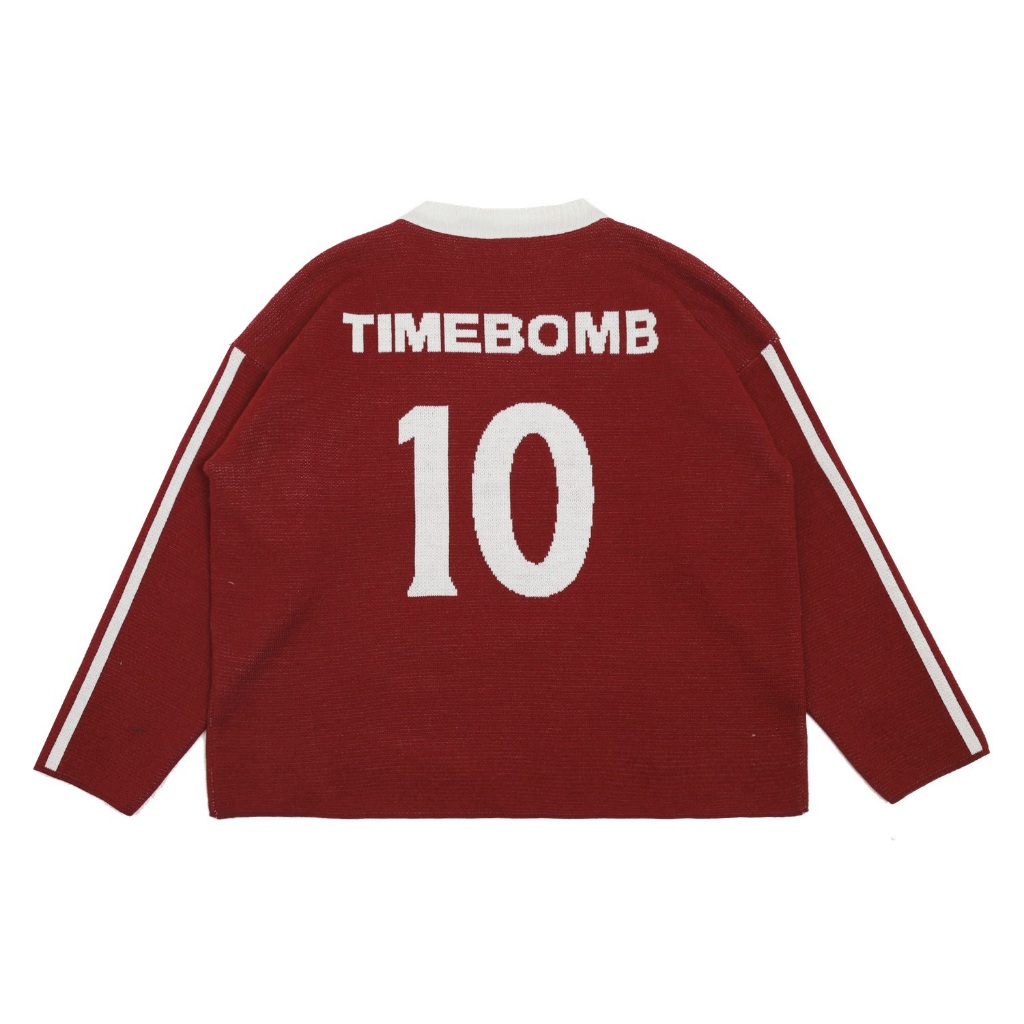 Timebomb Cardigan Knitwear Knit-Cardigan Knitwear BOXY Acrylic Switer Unisex / Switer Rajut Pria &