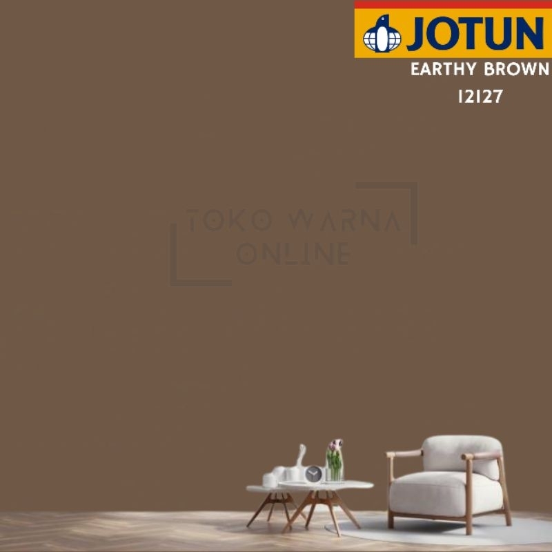 CAT TEMBOK INTERIOR JOTUN SERIES - EARTHY BROWN 12127 (GALON)