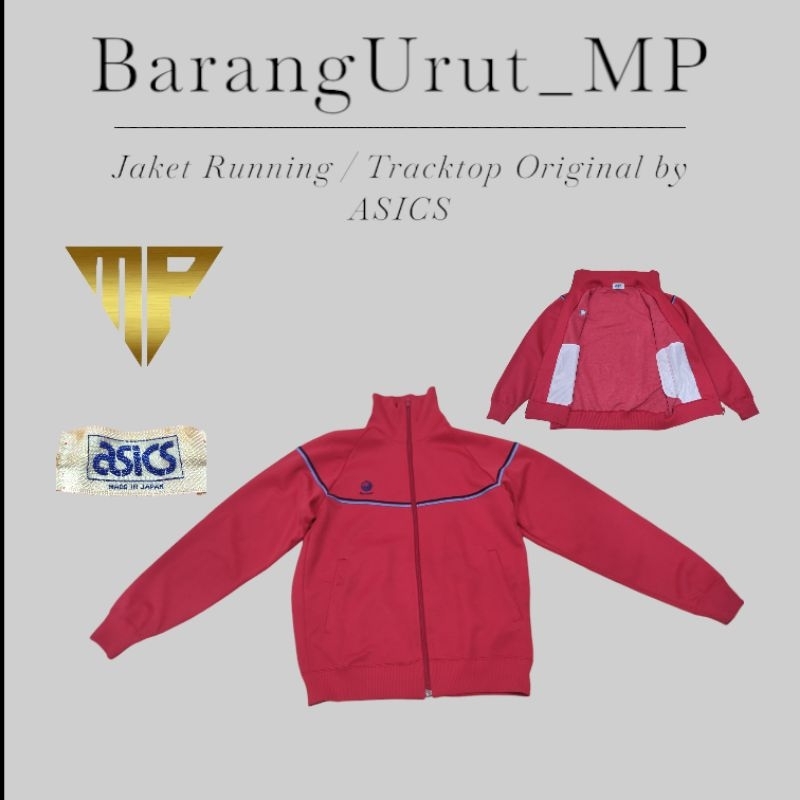 Jaket Tracktop brand ASICS Second Original