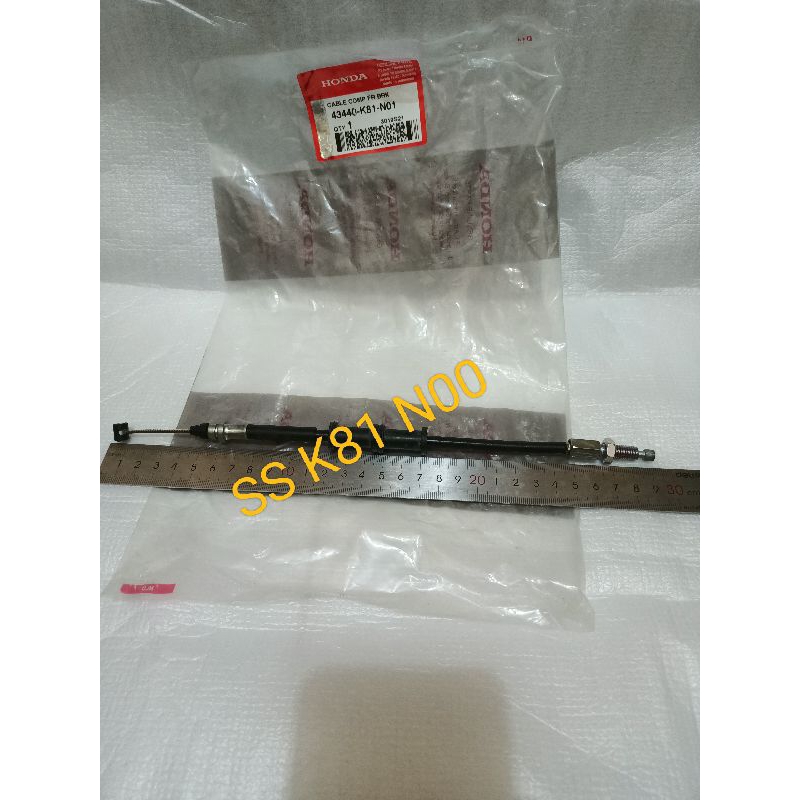 cable front brake kabel tali rem depan pendek combie kombi brik beat esp iss 2016 2018 2017 bukan st