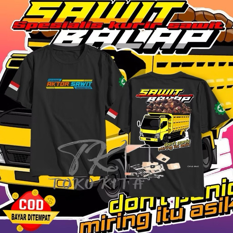 TSHIRT/KAOS AKTOR SAWIT SAWIT BALAP DRIVER SAWIT