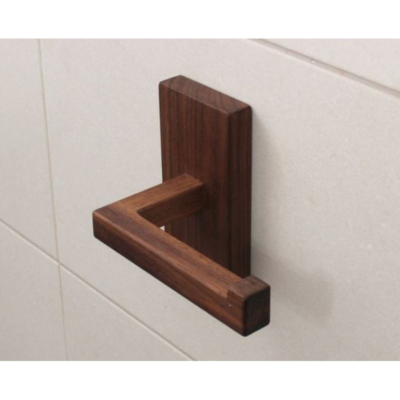 Tempat Tisu Gulung Toilet kayu Jati