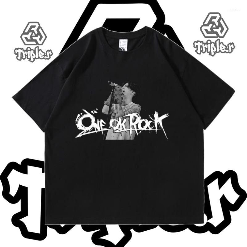 KAOS HITAM DEWASA BAJU BAND One Ok Rock | T-SHIRT BLACK BAJU BAND ONE OK ROCK| KAOS BAND | KAOS MUSI