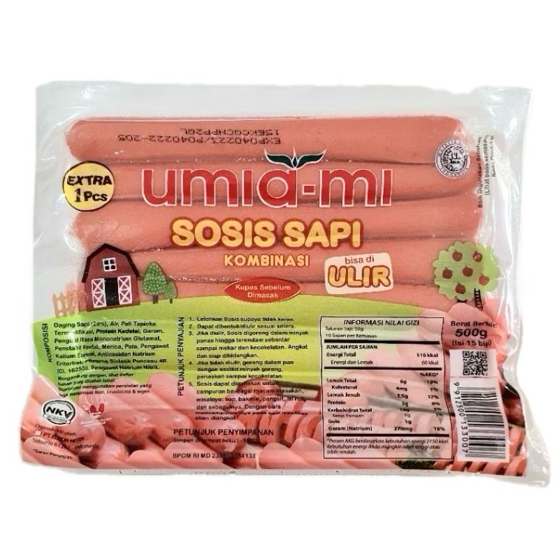 

Umiami Sosis Sapi 500g