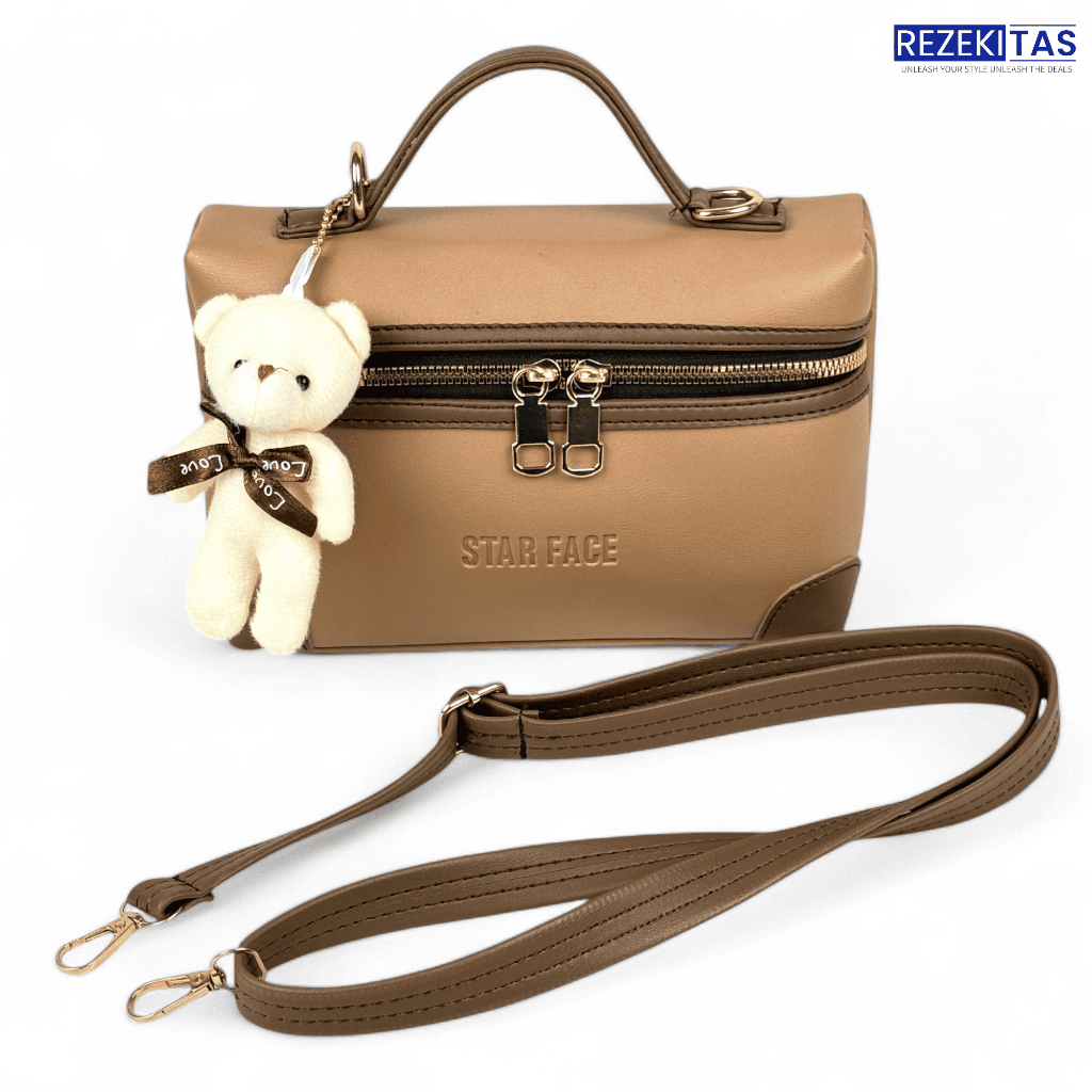 FREE BONEKA - Tas Selempang Wanita STARFACE Tas Bahu