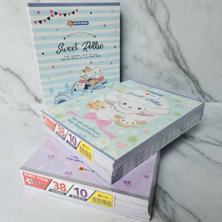 

Top Arrival DEOS BUKU TULIS NEWSTAR 38 LEMBAR KARAKTER LUCU KUROMI CINNAMOROL ISI 1