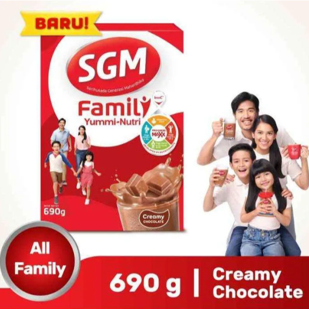 

SGM Family Kemasan 690 gr - Susu Keluarga Tinggi Vitamin - Penuhi Kebutuhan Harian