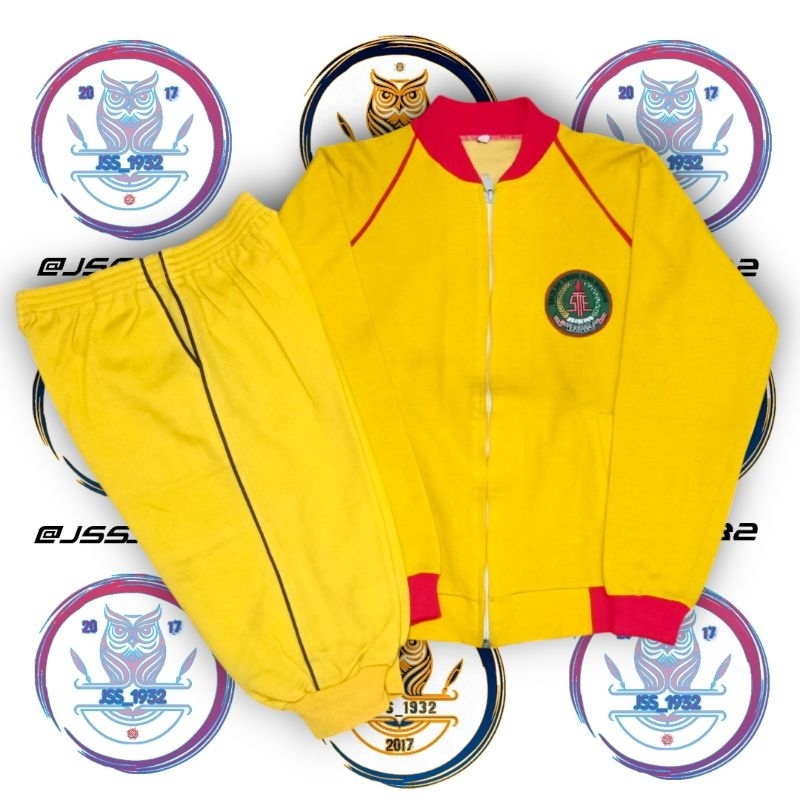 Jaket Anthem / Tracktop STIE PERBANAS JAKARTA SET ORIGINAL Murah Retro Vintage Rare Outfit Atasan Fa