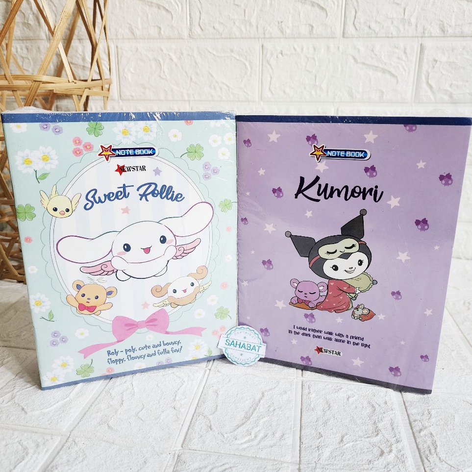 

Paket Meriah BUKU TULIS NEWSTAR 58 LEMBAR KARAKTER LUCU KUROMI CINNAMOROL ISI 1