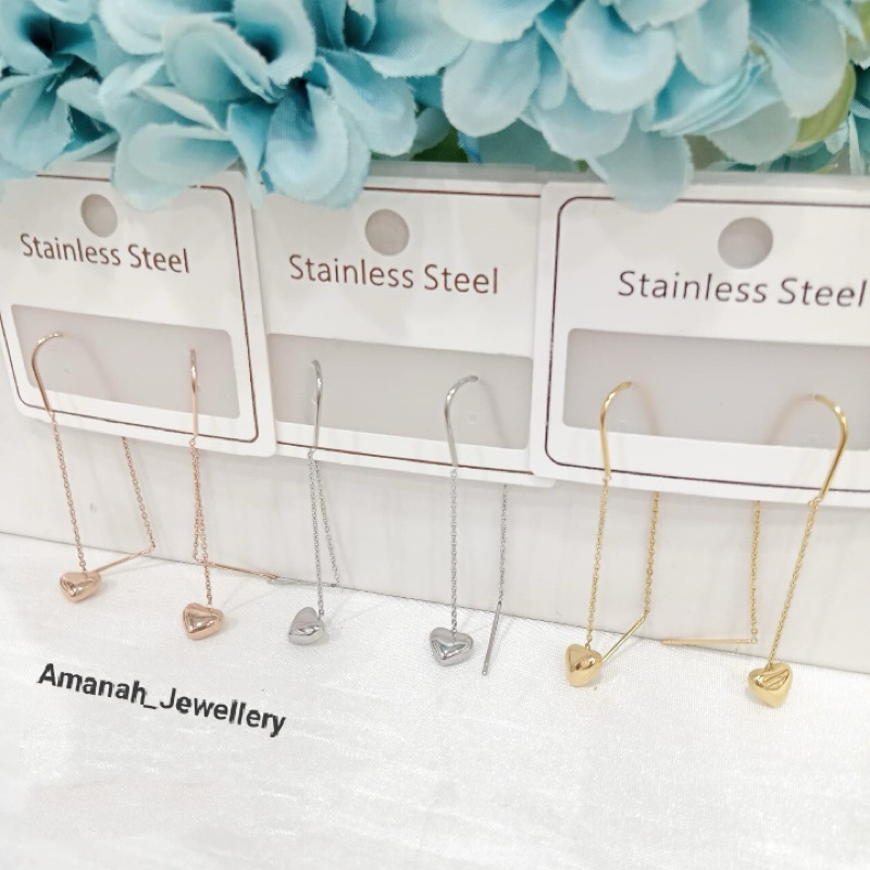 anting jurai kait fashion wanita titanium anti karat