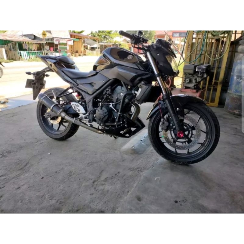 Yamaha MT25 / R25 — Header Inlet 51 mm · Silver — foto 5