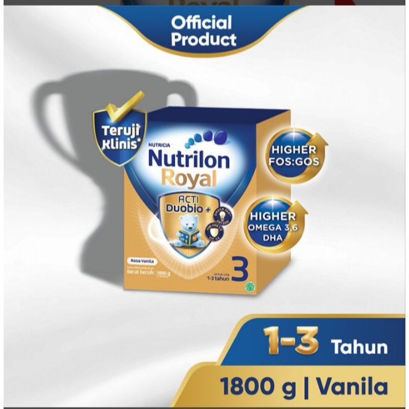 

NUTRILON ROYAL 3 SUSU PERTUMBUHAN ANAK MADU & VANILA 1.8KG