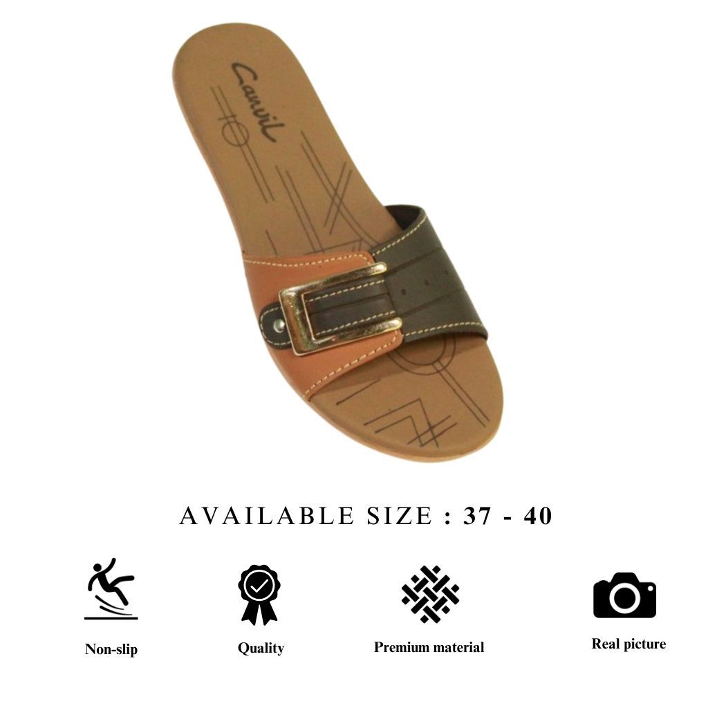 Sandal Selop Carvil Wanita Sandal Rumah Sandal flat
