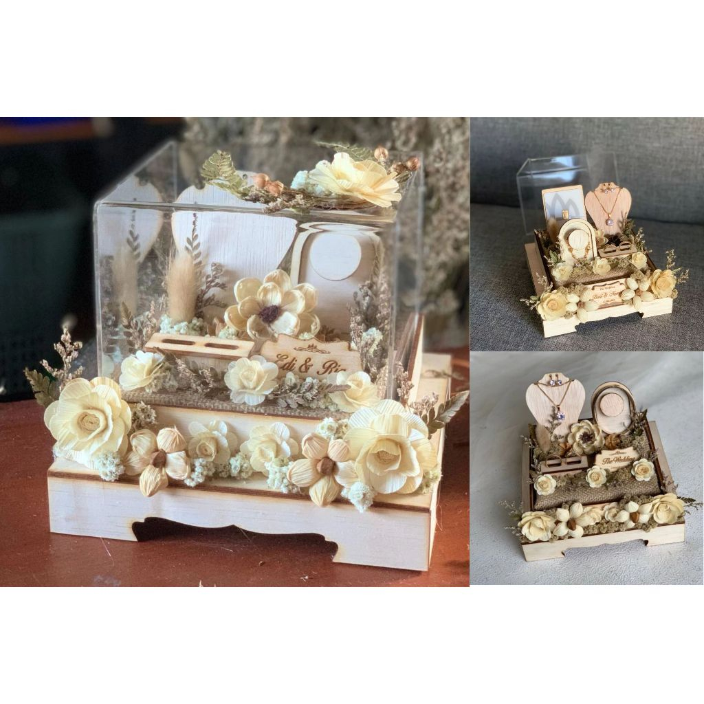 Kotak Perhiasan Seserahan Rustic