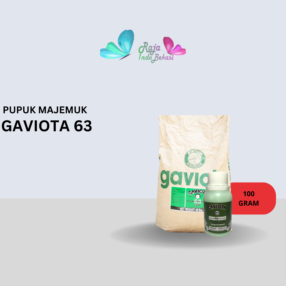 Gaviota 63 100 Gram dan 50 Gram Kemasan Repack untuk Bunga Anggrek - Pupuk Pembungaan Anggrek