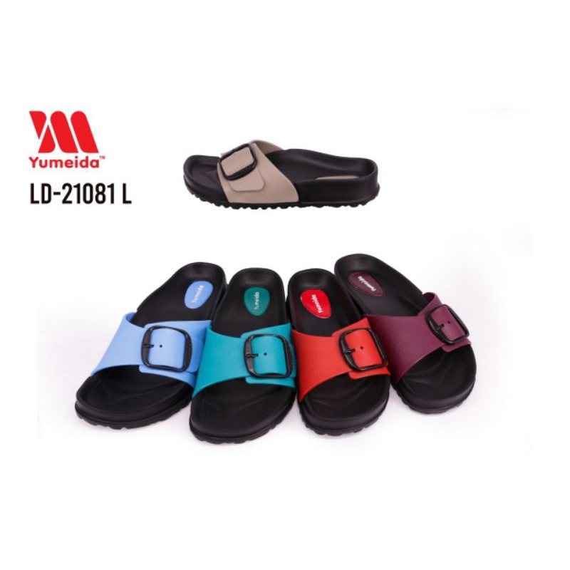 Yumeida sandal flat wanita dewasa/sandal slip on cewek