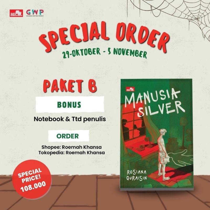 

NOVEL MANUSIA SILVER BY ROSIANA QURAISIN