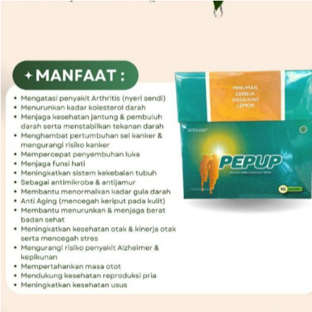 

PROMO 1 box PEPUP - Menjaga fungsi hati