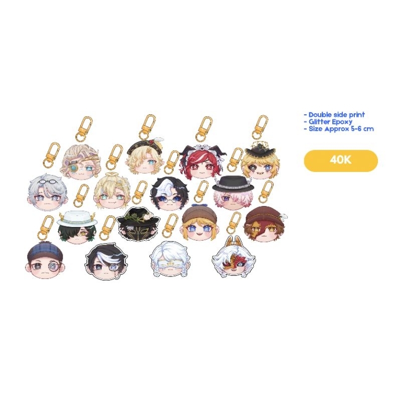 Identity V Acrylic Epoxy Keychain