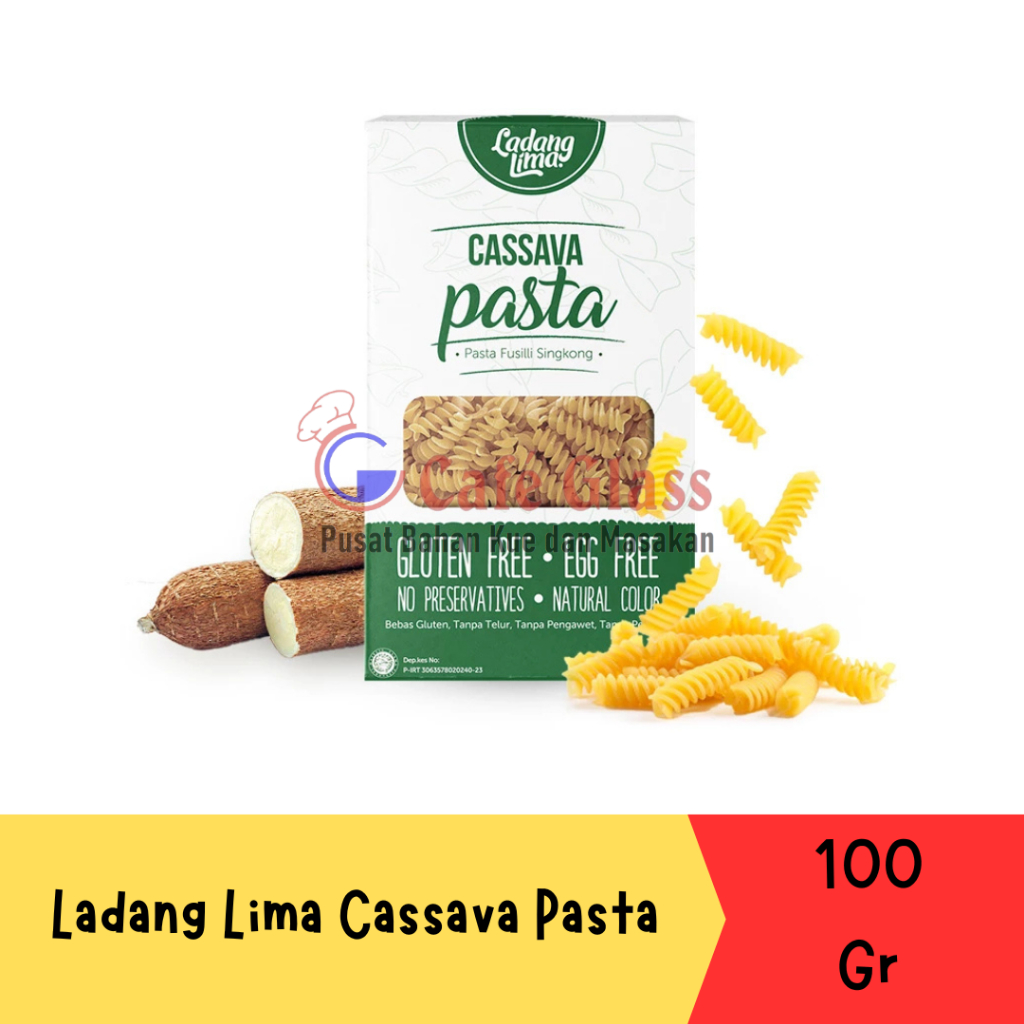 

Ladang Lima Cassava Pasta Fusilli Singkong-100Gr