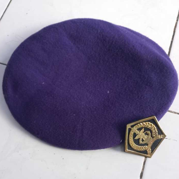 Baret Menwa Lengkap dengan EMblem - Set Baret Menwa