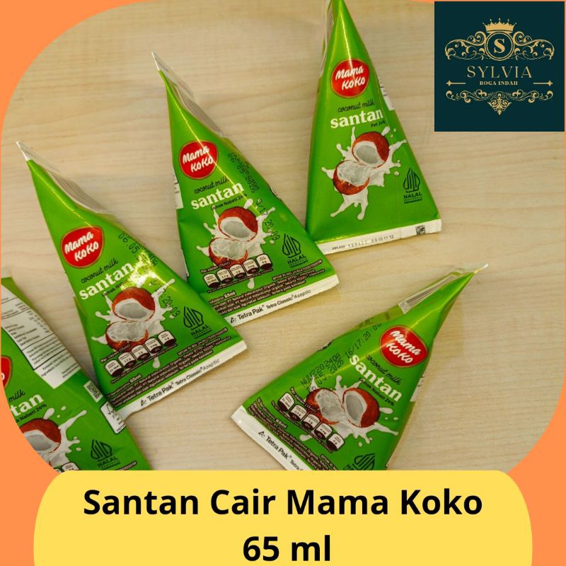

Halal Santan Cair Mama Koko Coconut Milk Fat 24 % 65 ml